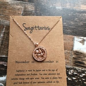 Sagittarius zodiac necklace 3/$25